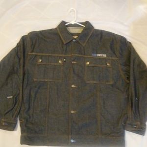 Men's FUBU XXL Button Up Denim Jacket
